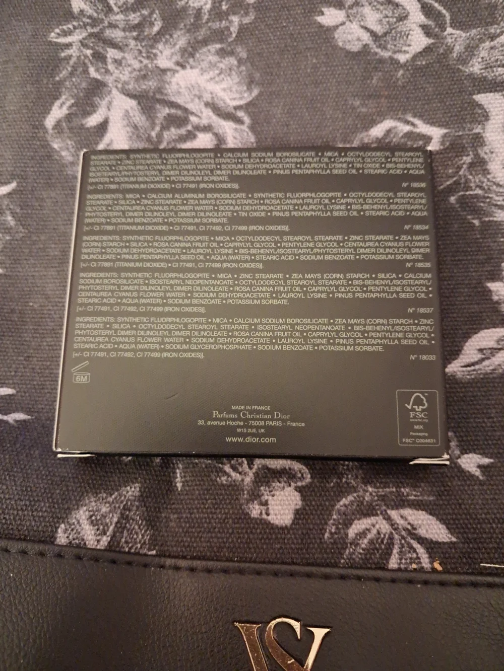 DIOR Diorshow 5 Couleurs Eyeshadow Palette - Black Compact